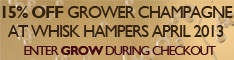 15% Off Grower Champagne