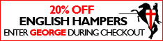 20% OFF ENGLISH HAMPERS CATEGORY FOR ST GEORGE'S DAY