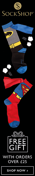 Sock Shop Promotional Superheroes Socks 120*600