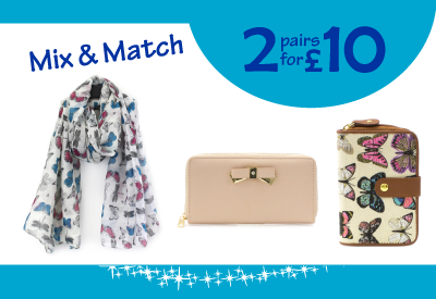 Mix & Match 2 for £10