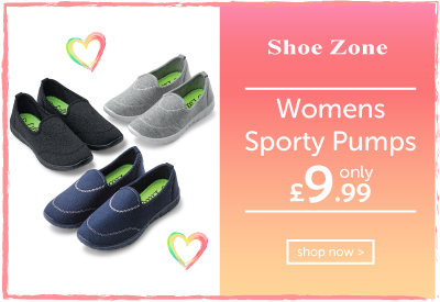 Womens Sporty Pumps from £9.99