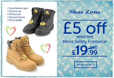 £5 off selected Mens Safety Footwear