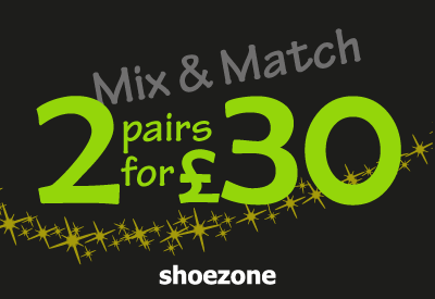 Mix & Match 2 for £30 on Selected Men's Shoes 