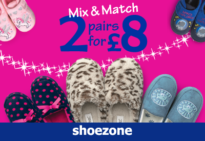 Mix & Match 2 for £8